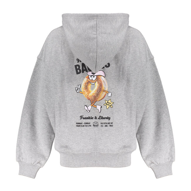 Frankie & Liberty winter hoodie meisjes - grijs