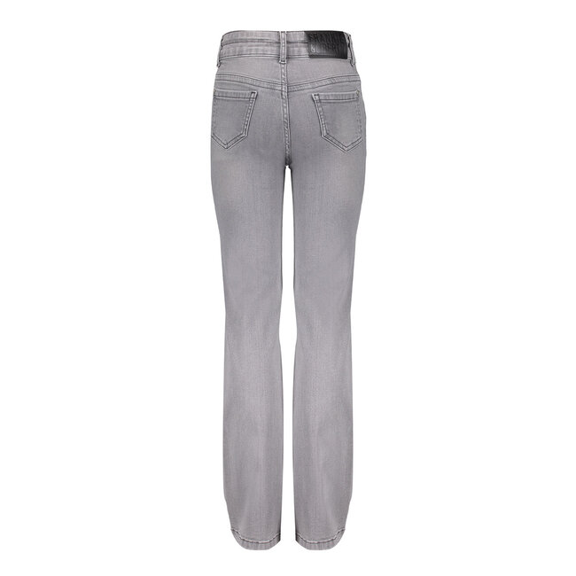 Frankie & Liberty winter jeansbroek meisjes - licht grijs - bootcut fit