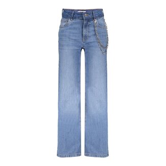 Frankie & Liberty winter jeansbroek meisjes - licht blauw - wide leg fit