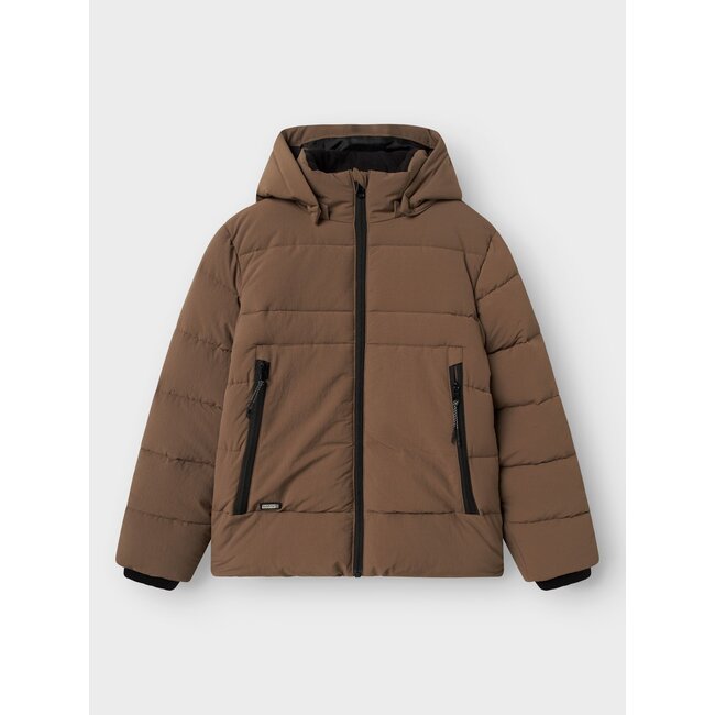 Name it winter winterjas jongens - grijs - puffer - NkmMelvin