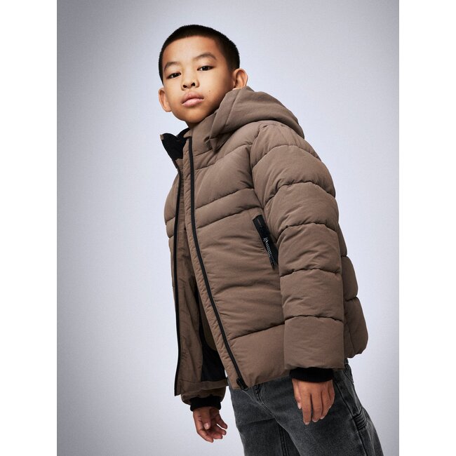 Name it winter winterjas jongens - grijs - puffer - NkmMelvin