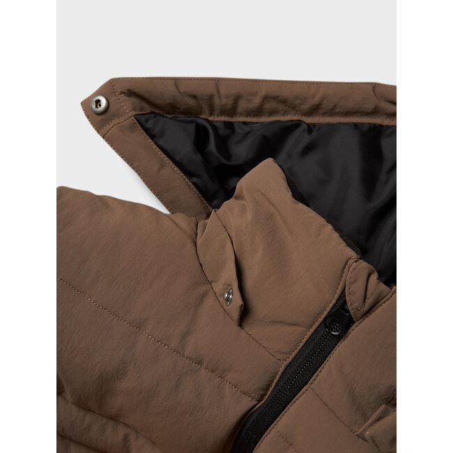 Name it winter winterjas jongens - grijs - puffer - NkmMelvin