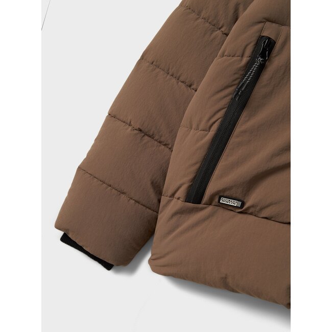 Name it winter winterjas jongens - grijs - puffer - NkmMelvin