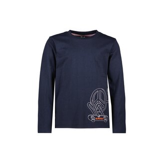 B.Nosy winter t-shirt jongens - navy blauw - Trevor - longsleeve