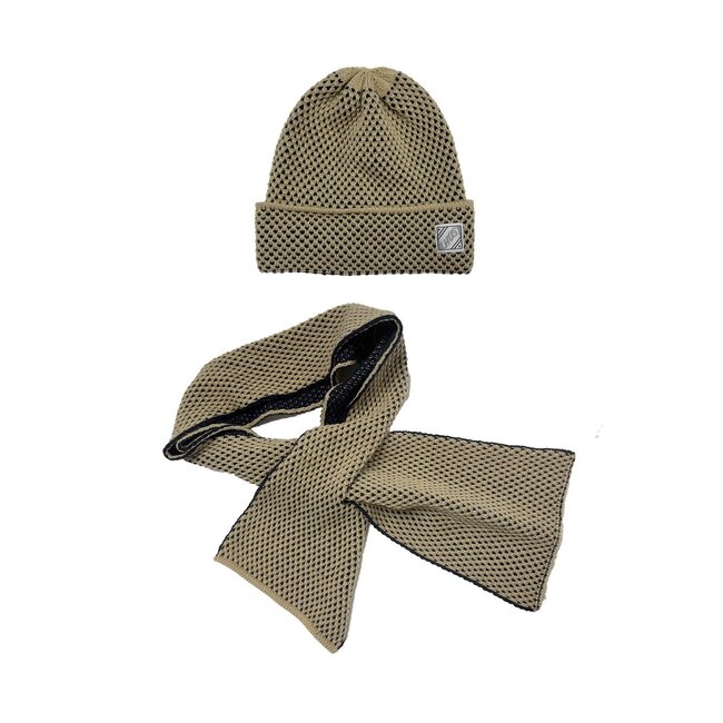 B.Nosy winter muts en sjaal jongens - navy blauw - Adrian