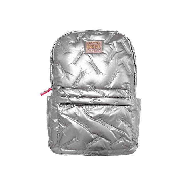 B.Nosy winter rugzak meisjes - zilver - metallic