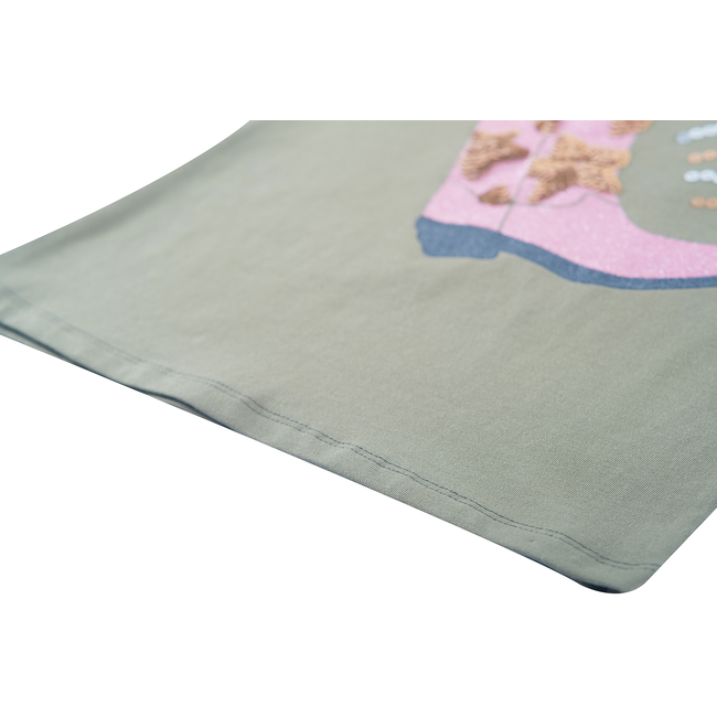 Someone winter t-shirt meisjes - khaki groen - longsleeve - Daphne