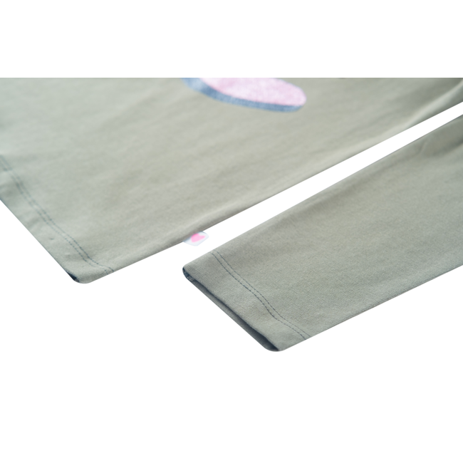 Someone winter t-shirt meisjes - khaki groen - longsleeve - Daphne