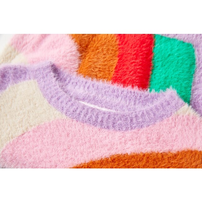 Someone winter sweater meisjes - multi - Fauve