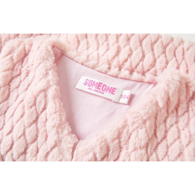 Someone winter top meisjes - licht roze - Lizanne