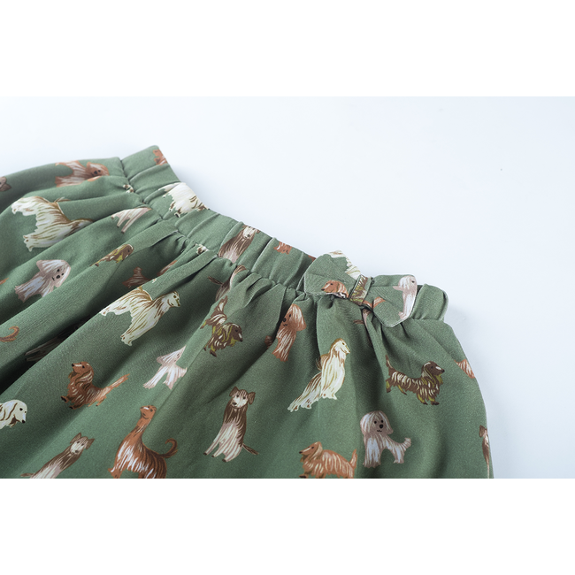 Someone winter rok meisjes - khaki groen - Nel