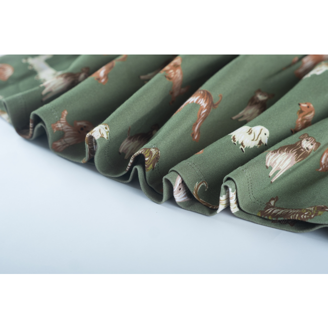 Someone winter rok meisjes - khaki groen - Nel