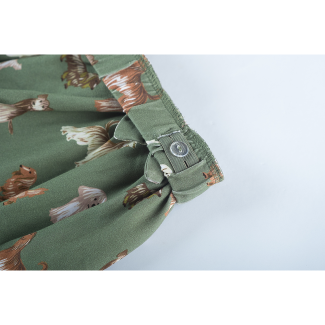 Someone winter rok meisjes - khaki groen - Nel