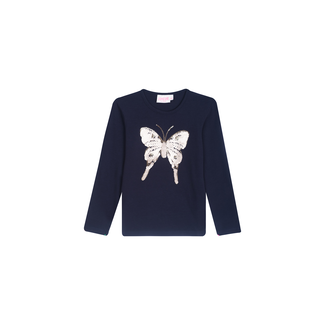 Someone winter t-shirt meisjes - navy blauw - longsleeve - Scottie