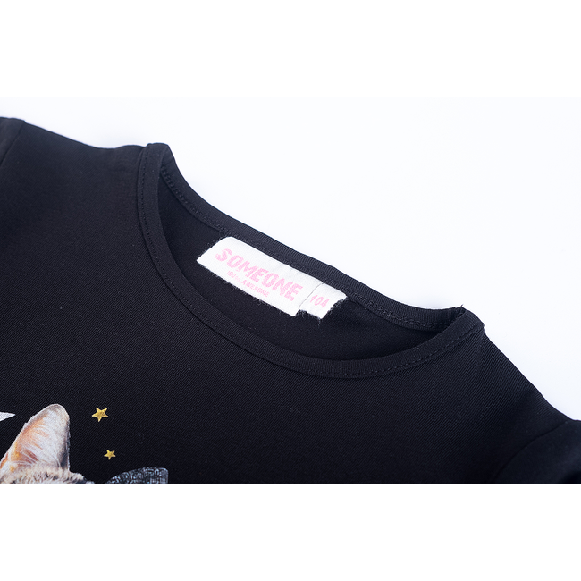 Someone winter t-shirt meisjes - zwart - longsleeve - Willa
