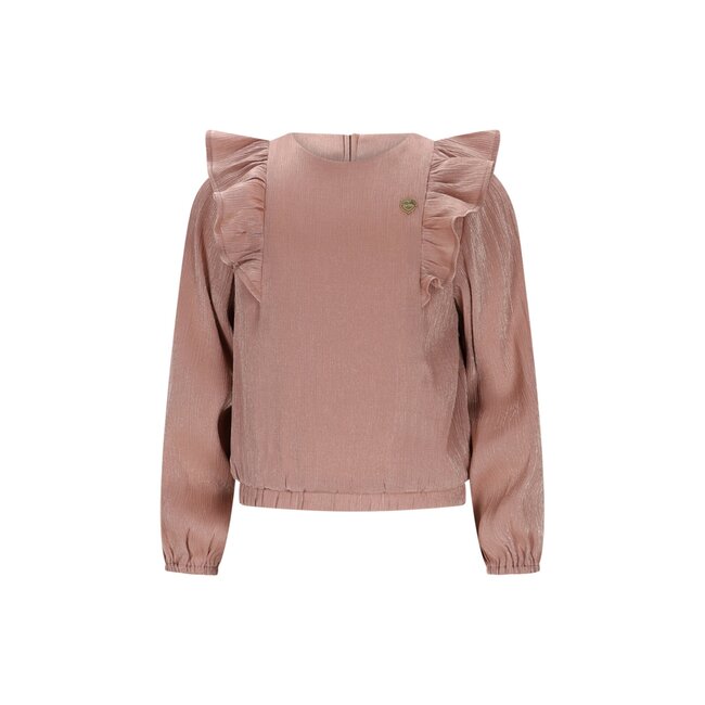 Le Chic winter blouse meisjes - bruin/rood - Every