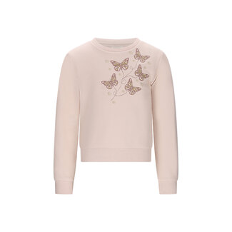 Le Chic winter sweater meisjes - wit - Odette - vlinders
