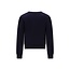 Le Chic winter sweater meisjes - navy blauw - Odette - vlinder