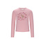 Le Chic winter t-shirt meisjes - roze - Norma - vlinder