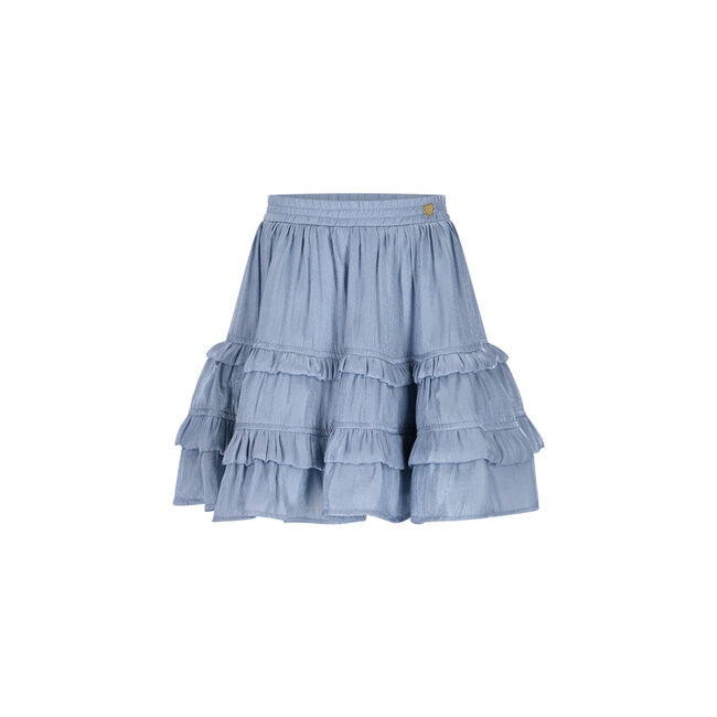 Le Chic winter rok meisjes - blauw - Thamsin - ruffle