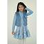Le Chic winter rok meisjes - blauw - Thamsin - ruffle
