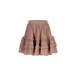 Le Chic winter rok meisjes - rood/bruin - Thamsin - ruffle Le Chic winter rok meisjes - rood/bruin - Thamsin - ruffle