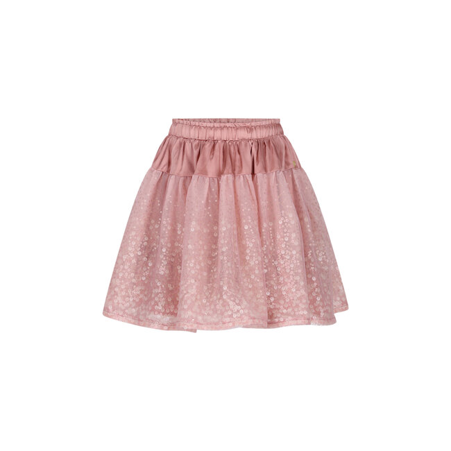 Le Chic winter rok meisjes - roze - Trust - pailletten