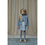 Le Chic winter rok meisjes - blauw - Twinny - geplooid, glitter