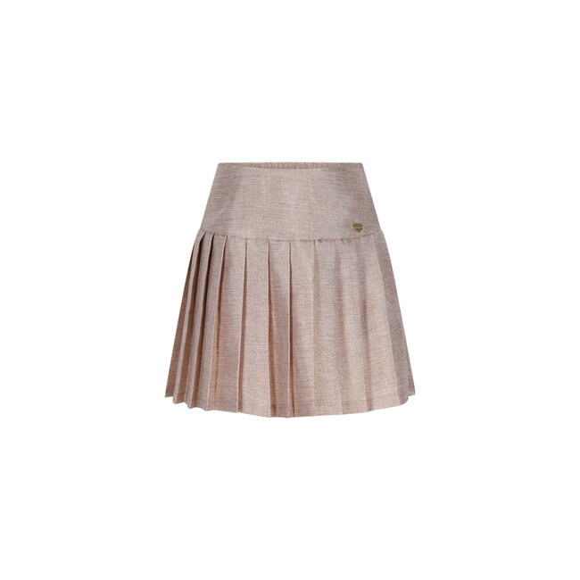 Le Chic winter rok meisjes - goud - Twinny - geplooid, glitter