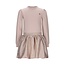 Le Chic winter jurk meisjes - wit - Salloon - glitter, gebreid