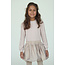 Le Chic winter jurk meisjes - wit - Salloon - glitter, gebreid