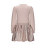 Le Chic winter jurk meisjes - wit - Salloon - glitter, gebreid
