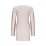 Le Chic winter jurk meisjes - wit - Saknita - gebreid