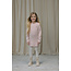 Le Chic winter jurk meisjes - roze - Saknita - gebreid