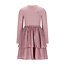 Le Chic winter jurk meisjes - roze - Simar - glitter, silky