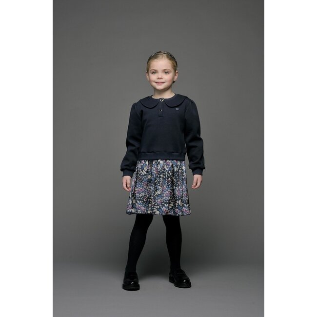 Le Chic winter panty meisjes - navy blauw - Rilee