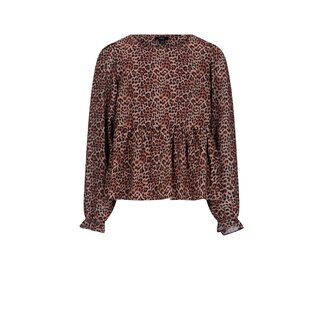 NoBell winter blouse meisjes - bruin - Tess