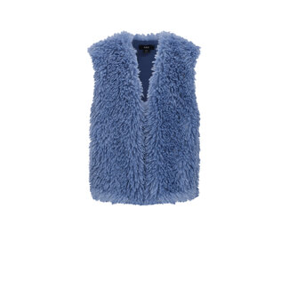NoBell winter gilet meisjes - blauw - Kath - furry