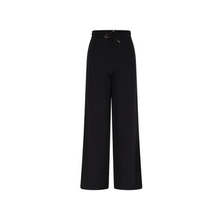 NoBell winter wide leg broek meisjes - zwart - Sally - rib