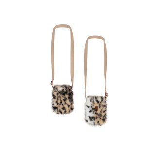 NoBell winter tas meisjes - bruin - Bag - animal fur