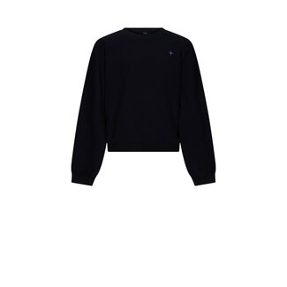 NoBell winter sweater meisjes - navy blauw - Kaila - furry