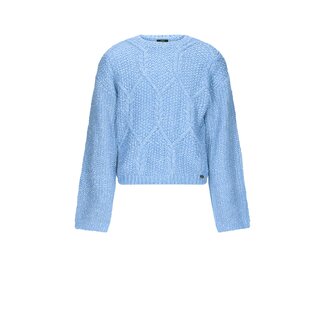 NoBell winter sweater meisjes - licht blauw - Katy - gebreid