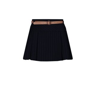NoBell winter rok meisjes - navy blauw - Nimmy - met riem, pinstripe
