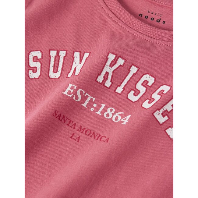 Name it winter shirt meisjes - roze - NkfViolet - loose fit