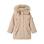 Name it winter winterjas meisjes - beige - NkfMilla - parka
