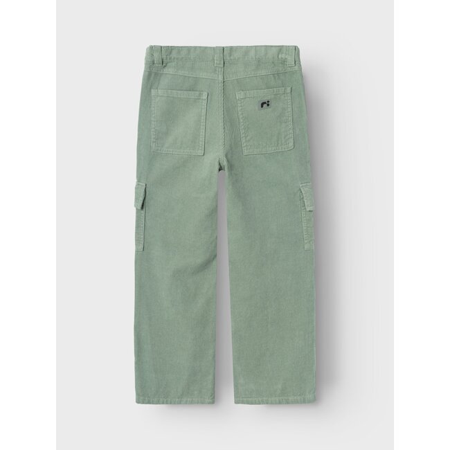 Name it winter broek meisjes - groen - NkfBella - wide leg