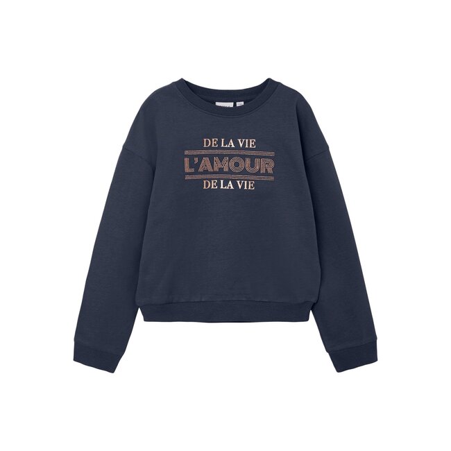 Name it winter sweater meisjes - blauw - NkfPramour