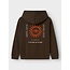 Name it winter hoodie jongens - bruin - NkmLanton