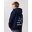 Name it winter hoodie jongens - navy blauw - NkmLucian