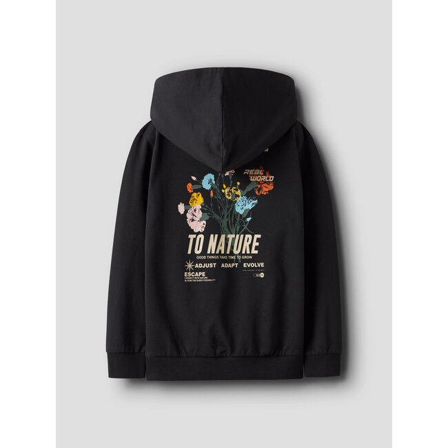 Name it winter sweater jongens - zwart - NkmLaurel